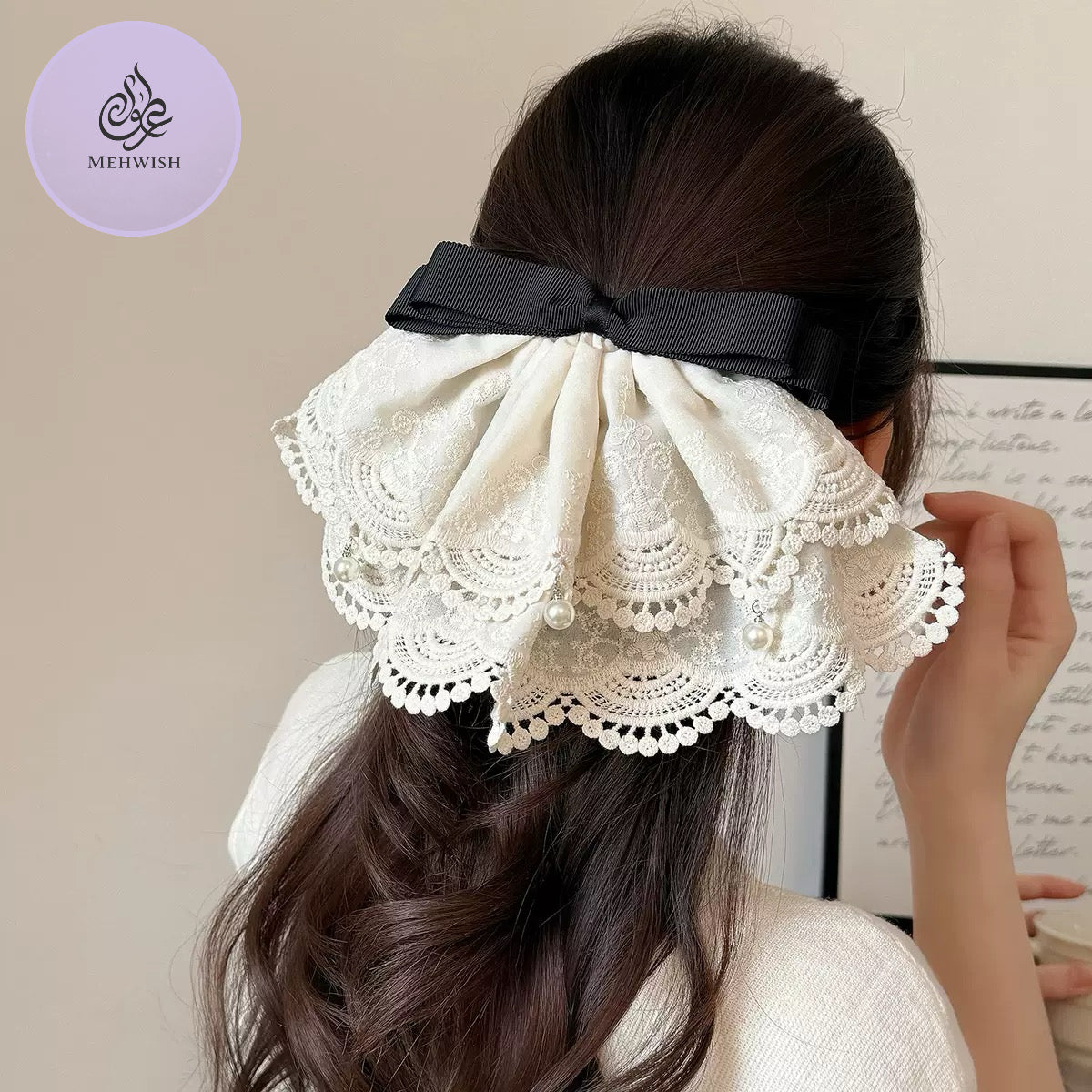 Korean Style Lace Spring Clip