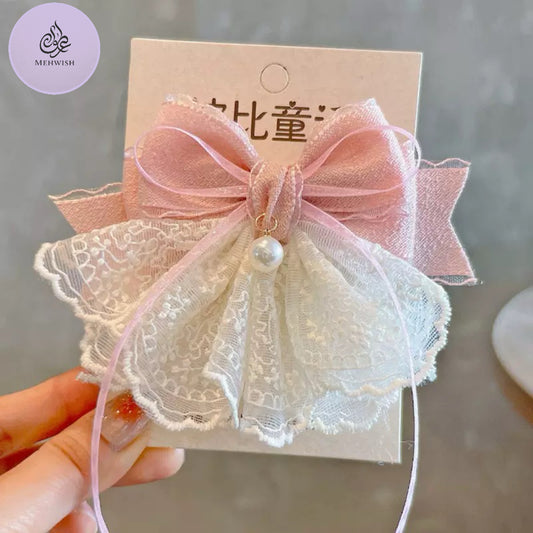 Lace Bow hair Clip